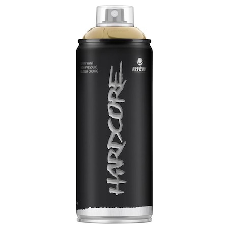 Montana 400 ml Hardcore Gloss Spray Paint, Gold Metallic, 6PK 1025981